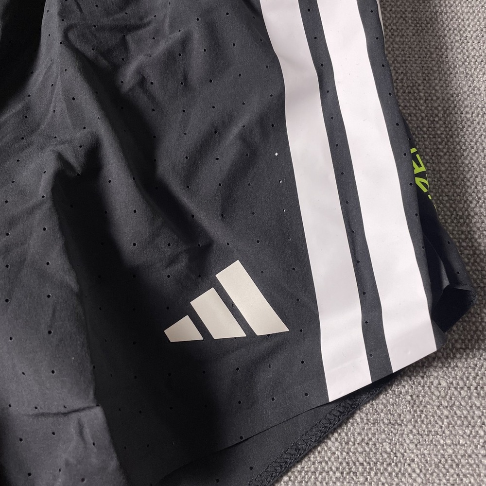 Adidas Adizero Split Running Shorts Womens XS Black Inseam"3 Slim Fit Athletic - Picture 2 of 11